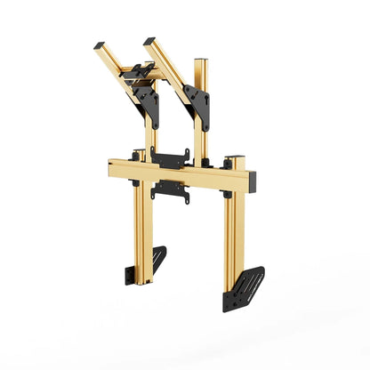 SIMGASM | Apex Integrated Double Monitor Stand VESA 75/200 - Gold