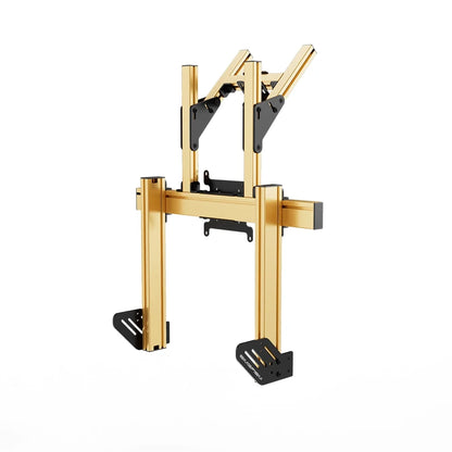 SIMGASM | Apex Integrated Double Monitor Stand VESA 75/200 - Gold