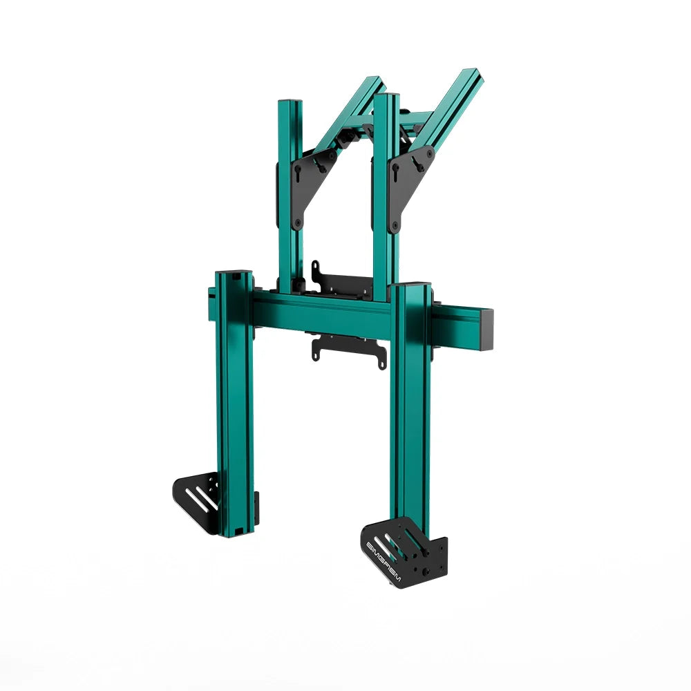 SIMGASM | Apex Integrated Double Monitor Stand VESA 75/200 - Green