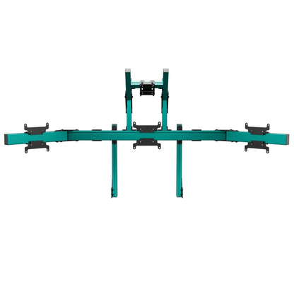 SIMGASM | Apex Integrated Quad Monitor Stand VESA 75/200 - Green
