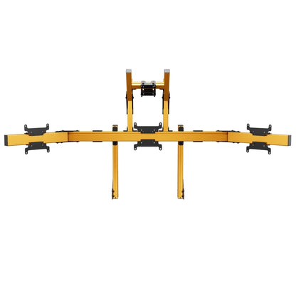 SIMGASM | Apex Integrated Quad Monitor Stand VESA 75/200 - Orange