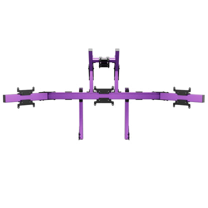 SIMGASM | Apex Integrated Quad Monitor Stand VESA 75/200 - Purple