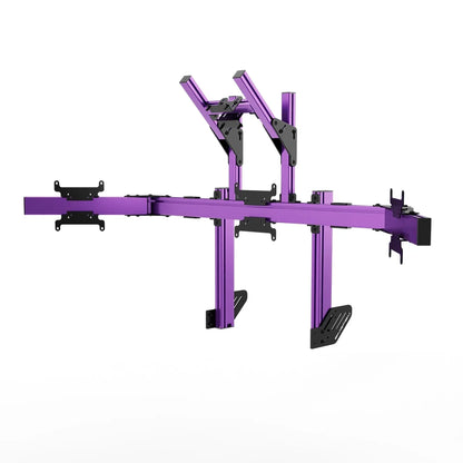 SIMGASM | Apex Integrated Quad Monitor Stand VESA 75/200 - Purple