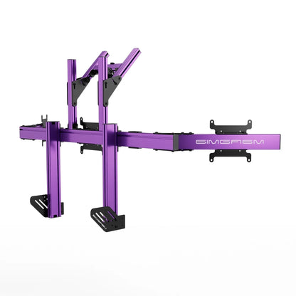 SIMGASM | Apex Integrated Quad Monitor Stand VESA 75/200 - Purple