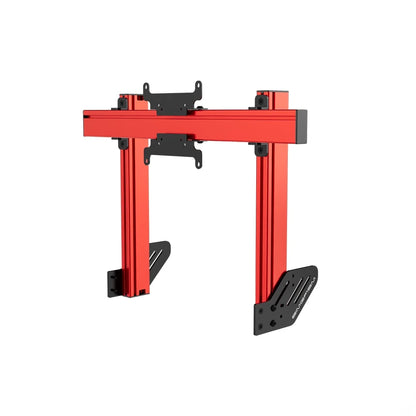 SIMGASM | Apex Integrated Single Monitor Stand VESA 75/200 - Red