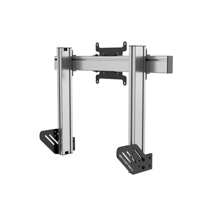 SIMGASM | Apex Integrated Single Monitor Stand VESA 75/200 - Silver
