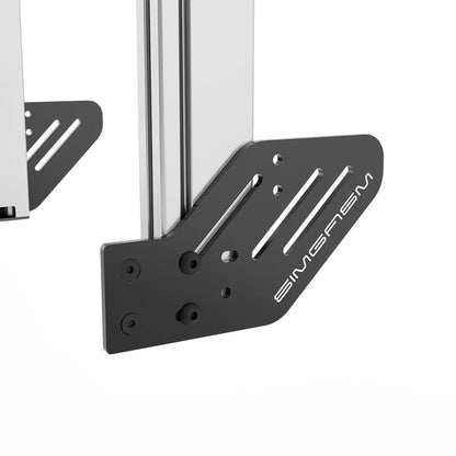 SIMGASM | Apex Integrated Single Monitor Stand VESA 75/200 - Silver