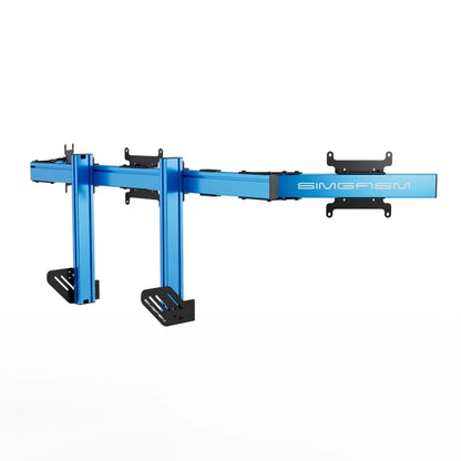 SIMGASM | Apex Integrated Triple Monitor Stand VESA 75/200 - Blue