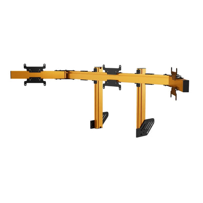 SIMGASM | Apex Integrated Triple Monitor Stand VESA 75/200 - Orange