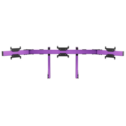 SIMGASM | Apex Integrated Triple Monitor Stand VESA 75/200 - Purple