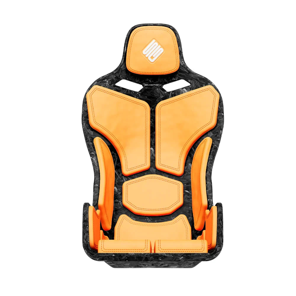 SIMGASM | Atlas Sim Racing Seat Formula - Carbon - Orange