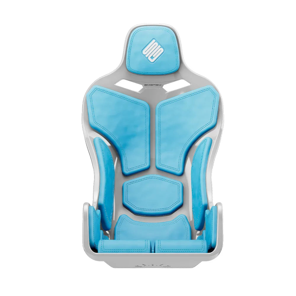SIMGASM | Atlas Sim Racing Seat Formula - White - Blue