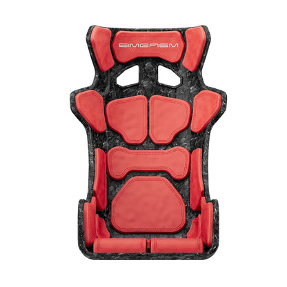 SIMGASM | Atlas Sim Racing Seat Gran Turismo - Carbon - Red