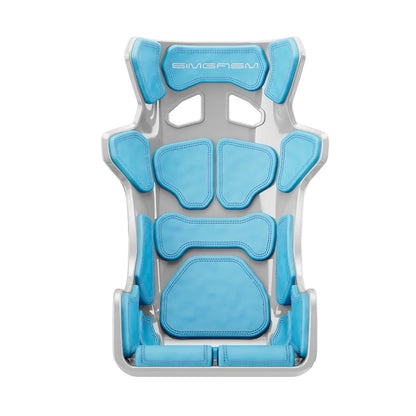 SIMGASM | Atlas Sim Racing Seat Gran Turismo - White - Blue