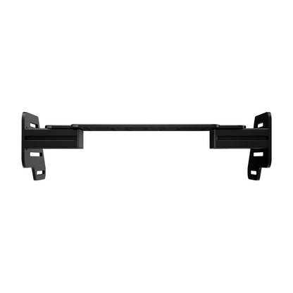 Straight-on view of the black SIMGASM bottom wheel mount showing both end brackets