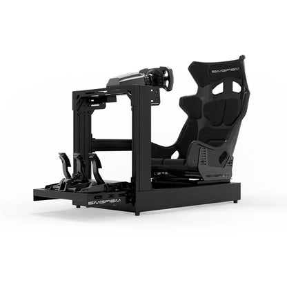 SIMGASM | Sport Aluminum Sim Racing Cockpit - Black