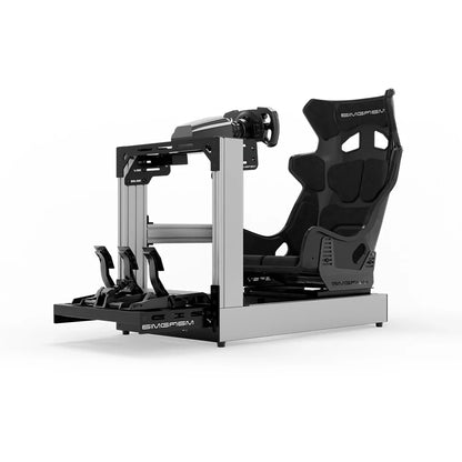 SIMGASM | Sport Aluminum Sim Racing Cockpit - Silver