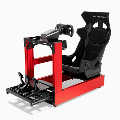 SIMGASM | Pro Aluminum Sim Racing Cockpit - Red