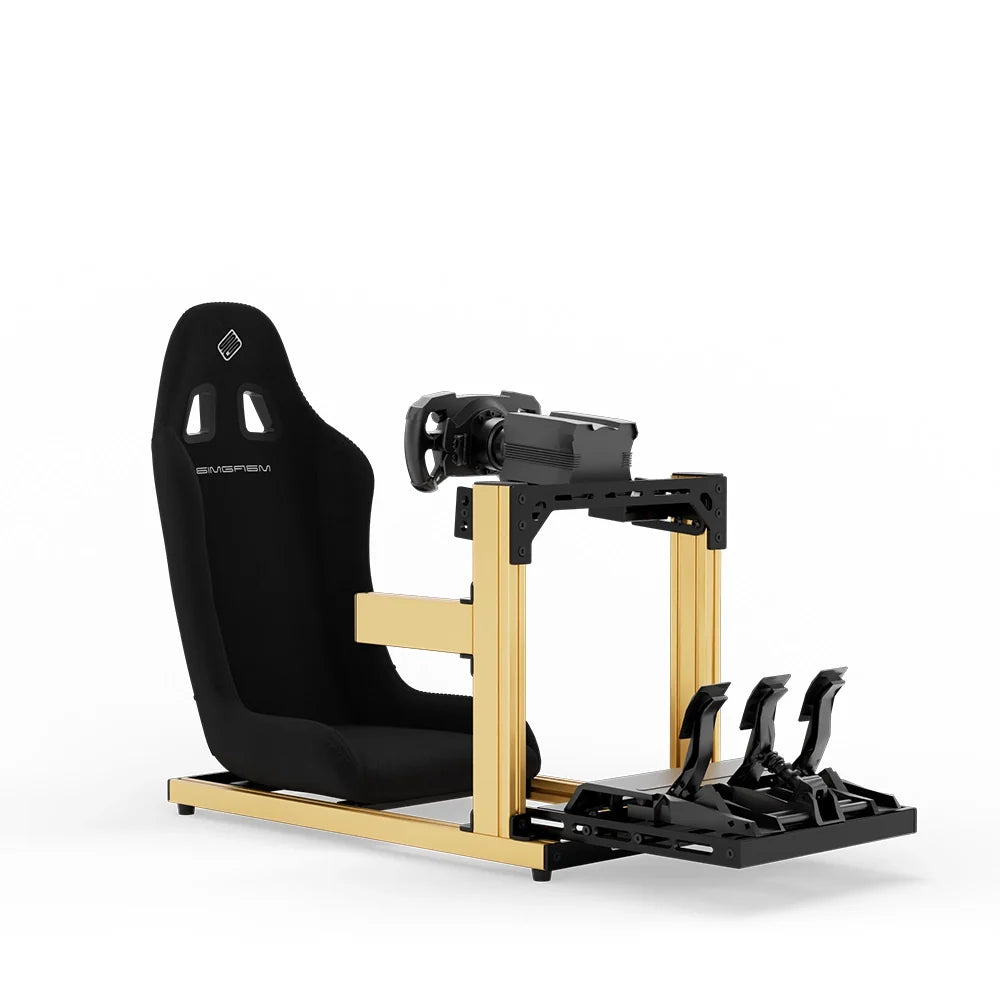 SIMGASM | Hobby Aluminum Sim Racing Cockpit - Gold