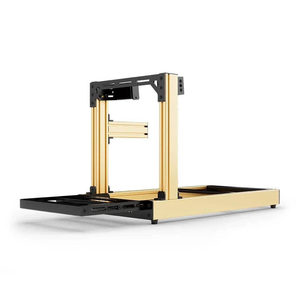 SIMGASM | Club Aluminum Sim Racing Cockpit - Gold - Side Mount