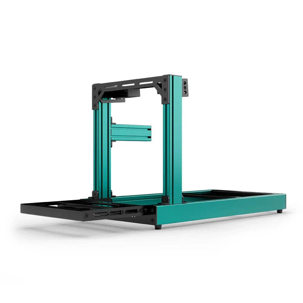 SIMGASM | Club Aluminum Sim Racing Cockpit - Green - Bottom Mount