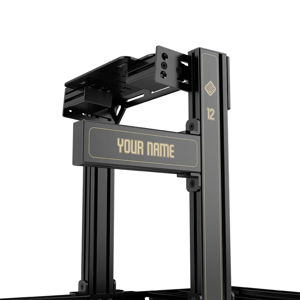 SIMGASM | Club Aluminum Sim Racing Cockpit - JPS - Bottom Mount / Add Text & Number
