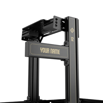 SIMGASM | Club Aluminum Sim Racing Cockpit - JPS - Bottom Mount / Add Text & Number