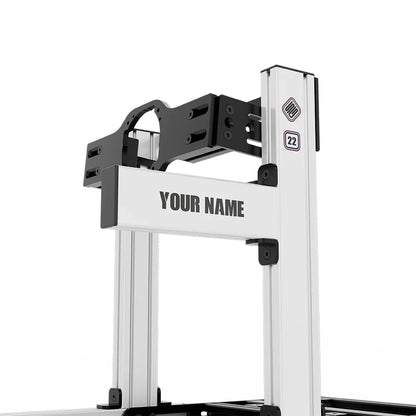 SIMGASM | Club Aluminum Sim Racing Cockpit - MARINI - Asetek Front Mount / Add Text & Number - Cockpits
