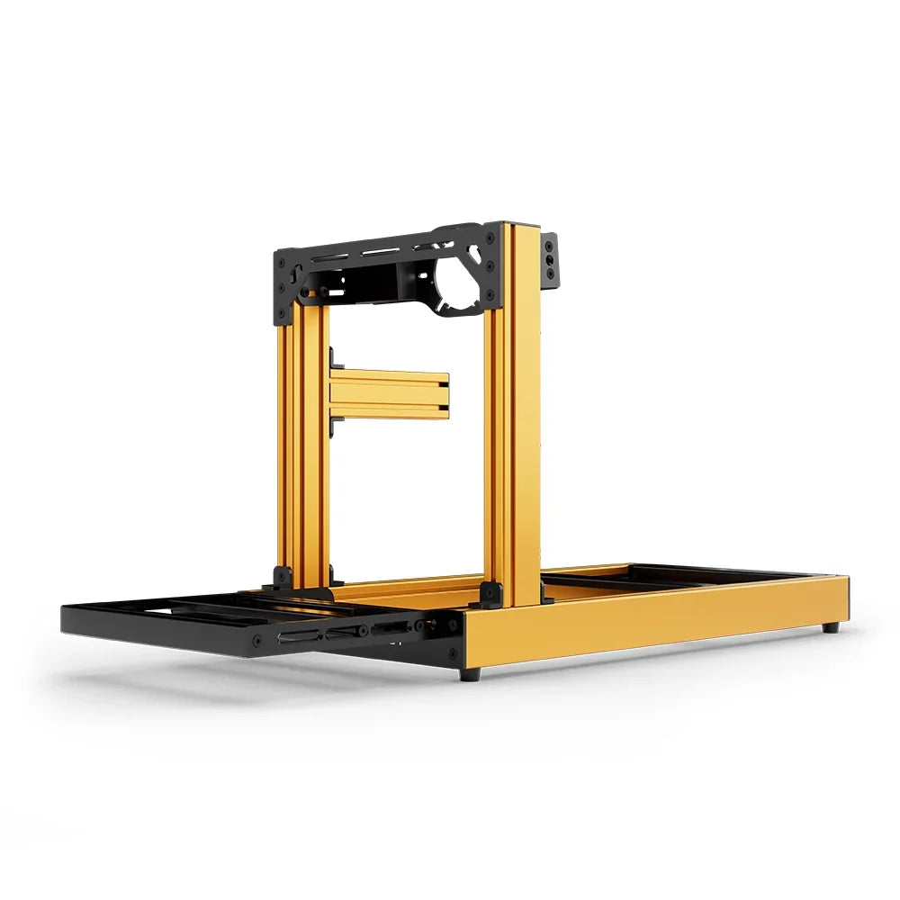 SIMGASM | Club Aluminum Sim Racing Cockpit - Orange - Front Mount