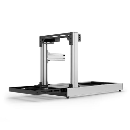 SIMGASM | Club Aluminum Sim Racing Cockpit - Silver - Bottom Mount