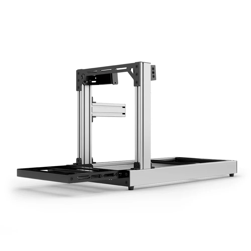 SIMGASM | Club Aluminum Sim Racing Cockpit - Silver - Side Mount