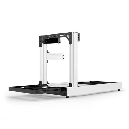 SIMGASM | Club Aluminum Sim Racing Cockpit - White - Bottom Mount