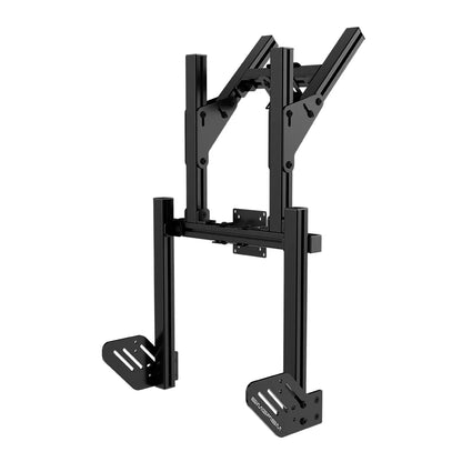 Opposite-angle view of the Core double stand showing its twin support uprights