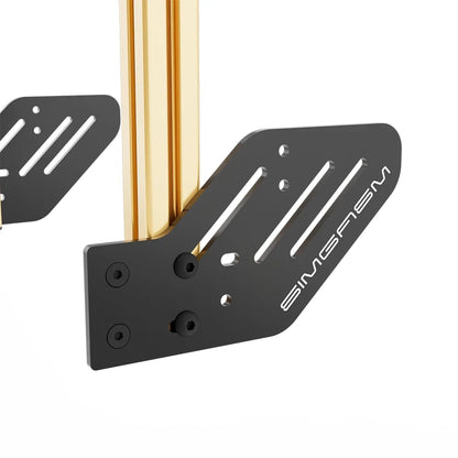 SIMGASM | Core Integrated Double Monitor Stand VESA 75/100 - Gold