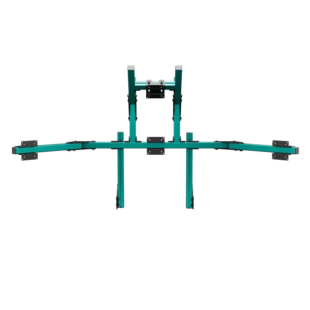 SIMGASM | Core Integrated Quad Monitor Stand VESA 75/100 - Green