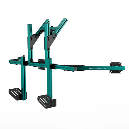 SIMGASM | Core Integrated Quad Monitor Stand VESA 75/100 - Green