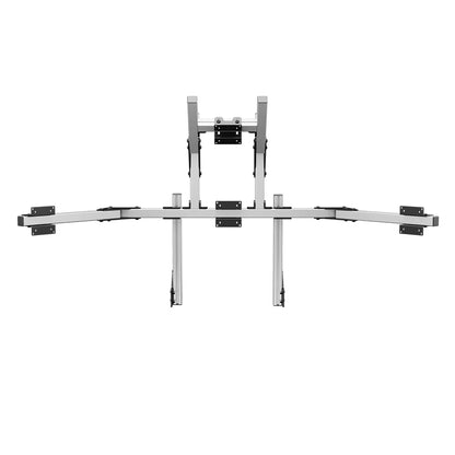 SIMGASM | Core Integrated Quad Monitor Stand VESA 75/100 - Silver