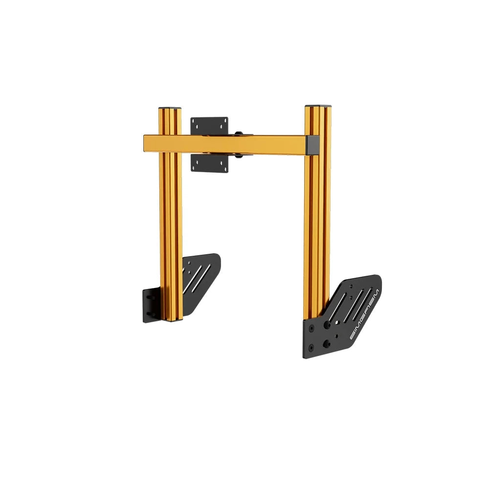 SIMGASM | Core Integrated Single Monitor Stand VESA 75/100 - Orange