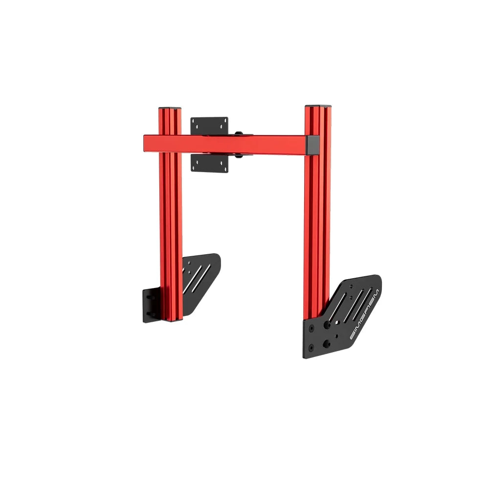 SIMGASM | Core Integrated Single Monitor Stand VESA 75/100 - Red