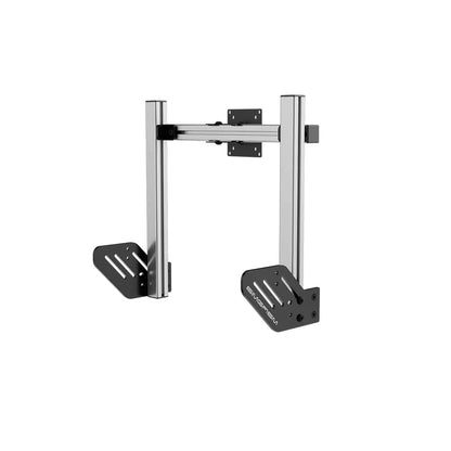 SIMGASM | Core Integrated Single Monitor Stand VESA 75/100 - Silver
