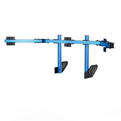 SIMGASM | Core Integrated Triple Monitor Stand VESA 75/100 - Blue