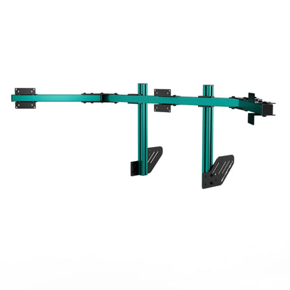 SIMGASM | Core Integrated Triple Monitor Stand VESA 75/100 - Green