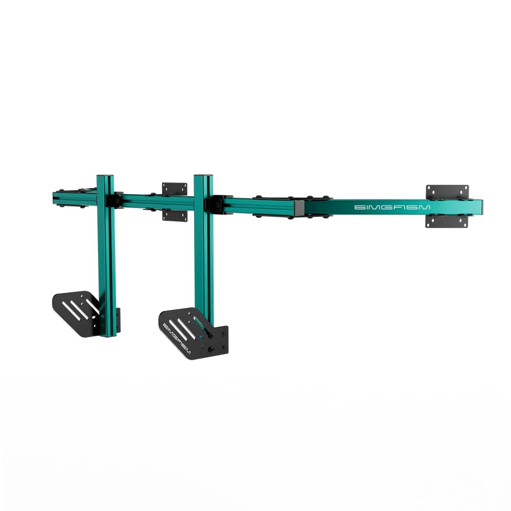 SIMGASM | Core Integrated Triple Monitor Stand VESA 75/100 - Green