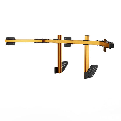 SIMGASM | Core Integrated Triple Monitor Stand VESA 75/100 - Orange
