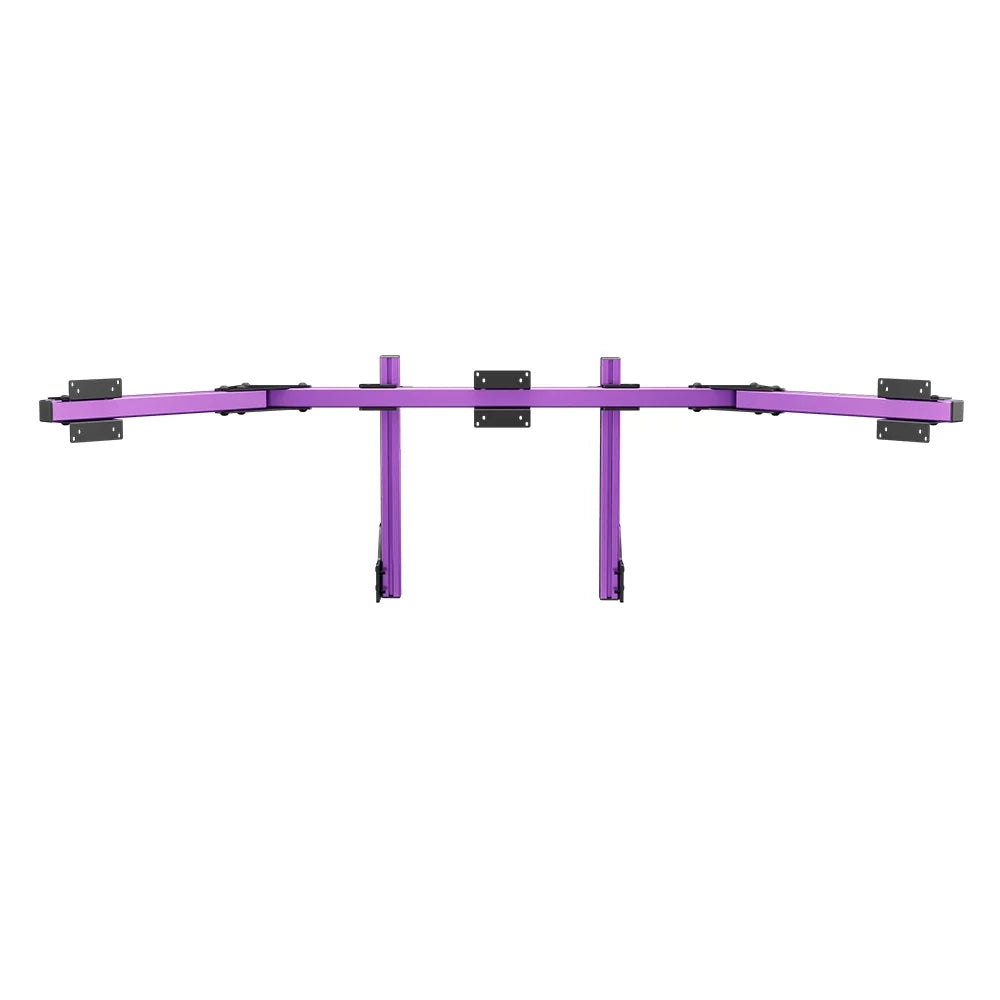 SIMGASM | Core Integrated Triple Monitor Stand VESA 75/100 - Purple