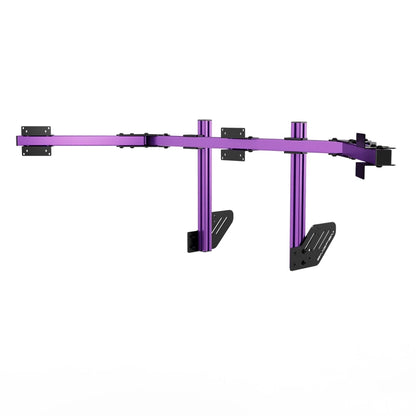SIMGASM | Core Integrated Triple Monitor Stand VESA 75/100 - Purple