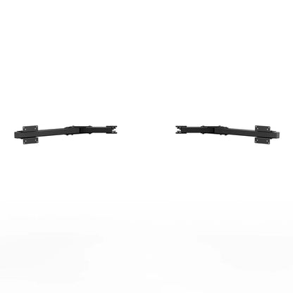 Straight-on view of the SIMGASM Core side-arm pair showing the curved extension sections