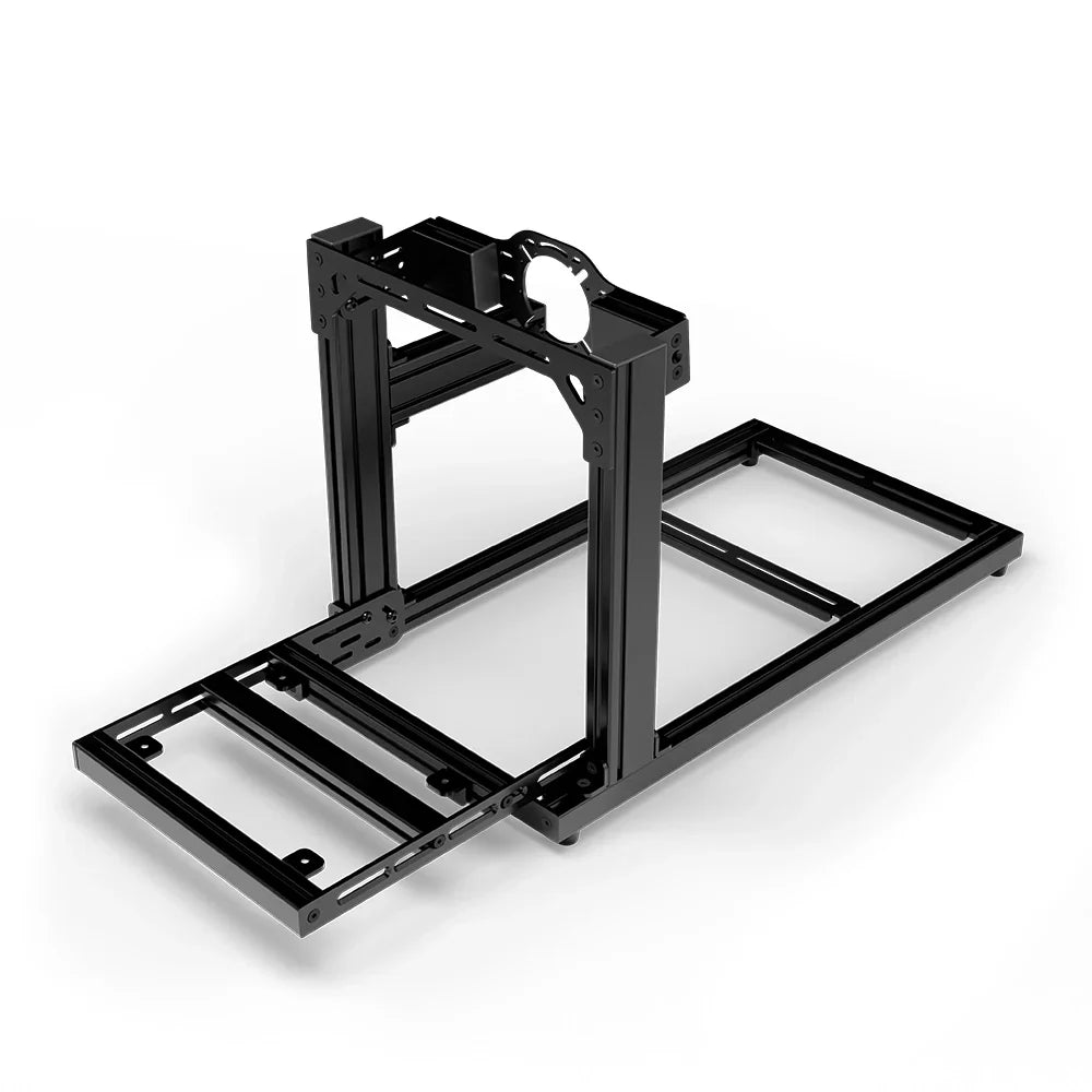 SIMGASM | Hobby Aluminum Sim Racing Cockpit - Black - Front Mount