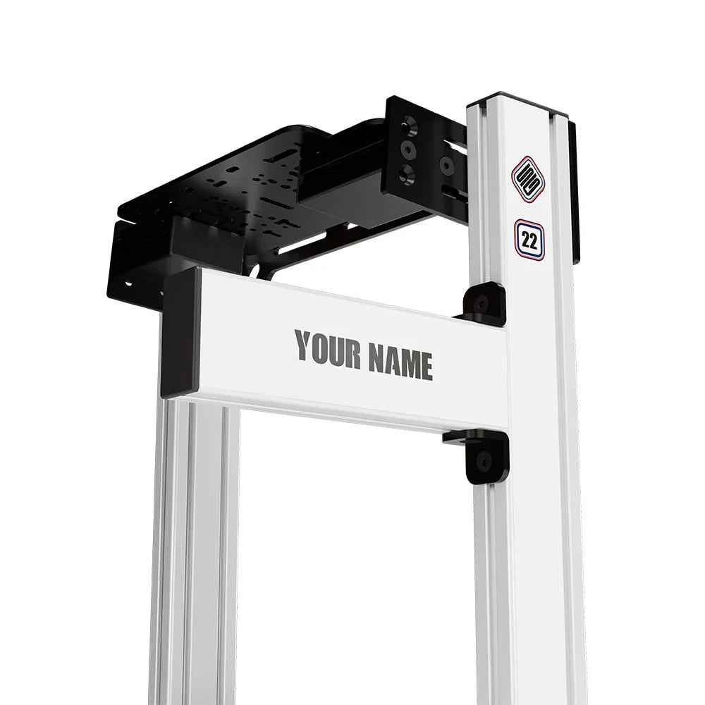 SIMGASM | Hobby Aluminum Sim Racing Cockpit - MARINI - Bottom Mount / Add Text & Number - Cockpits