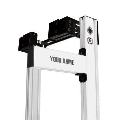 SIMGASM | Hobby Aluminum Sim Racing Cockpit - MARINI - Side Mount / Add Text & Number - Cockpits